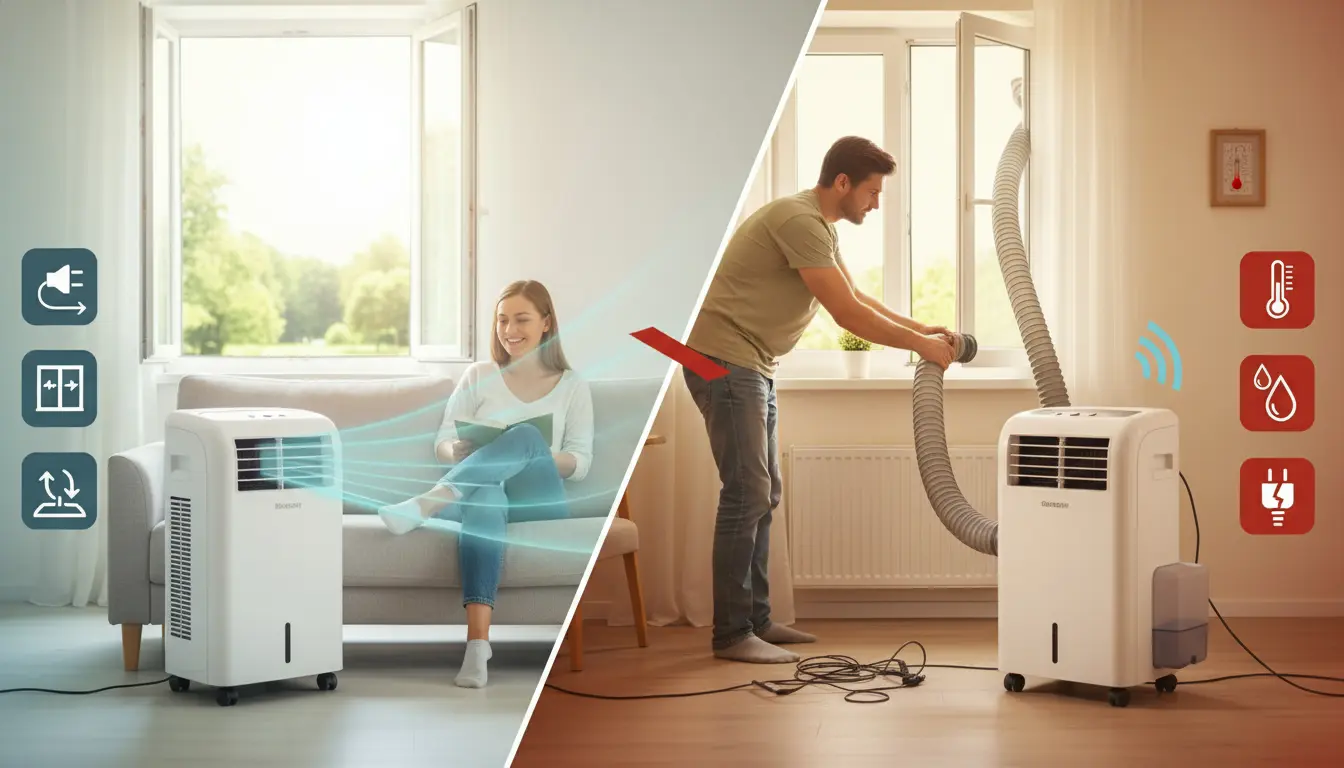 Voordelen en nadelen van een mobiele airco