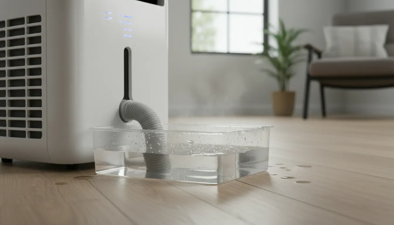Mobiele airco condensbak