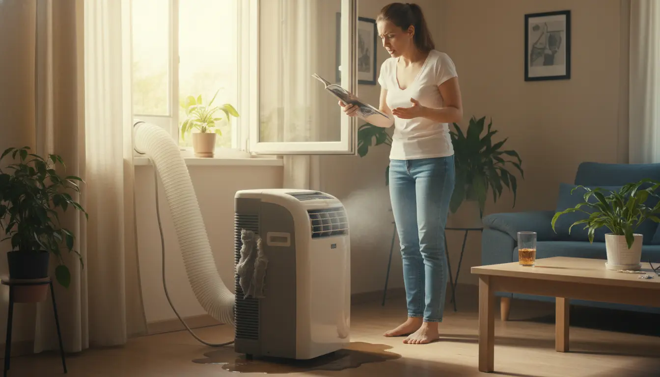 Mobiele airco koelt niet meer