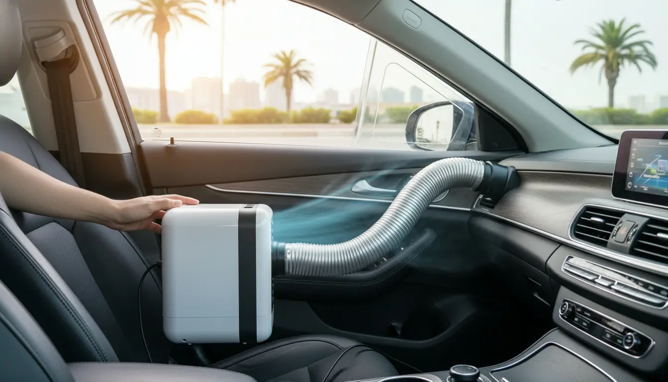 Mobiele airco auto