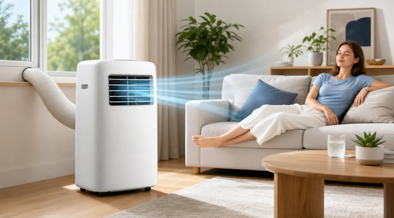 Tristar AC-5529 Mobiele Airco 9000 BTU 3-in-1 Wit